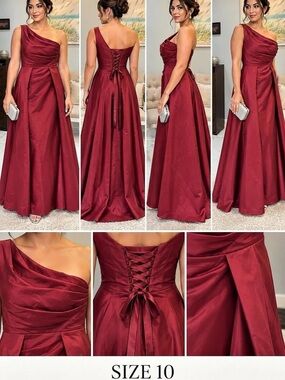 Fashion Maxi One-Shoulder Dress Size 10